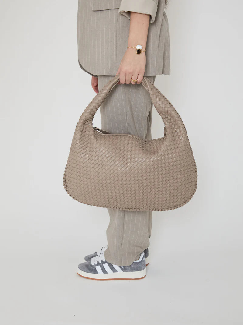 BEIGE - EMANUELA DELLUCCI BIG LEATHER BAG™️